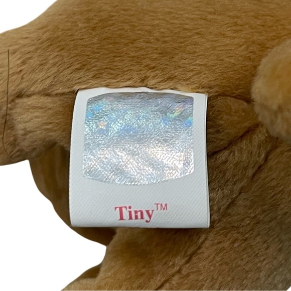 Ty Beanie Baby TINY the Dog 5" Plush Toy 1999 Rare Retired New With Tags! - Picture 6 of 7